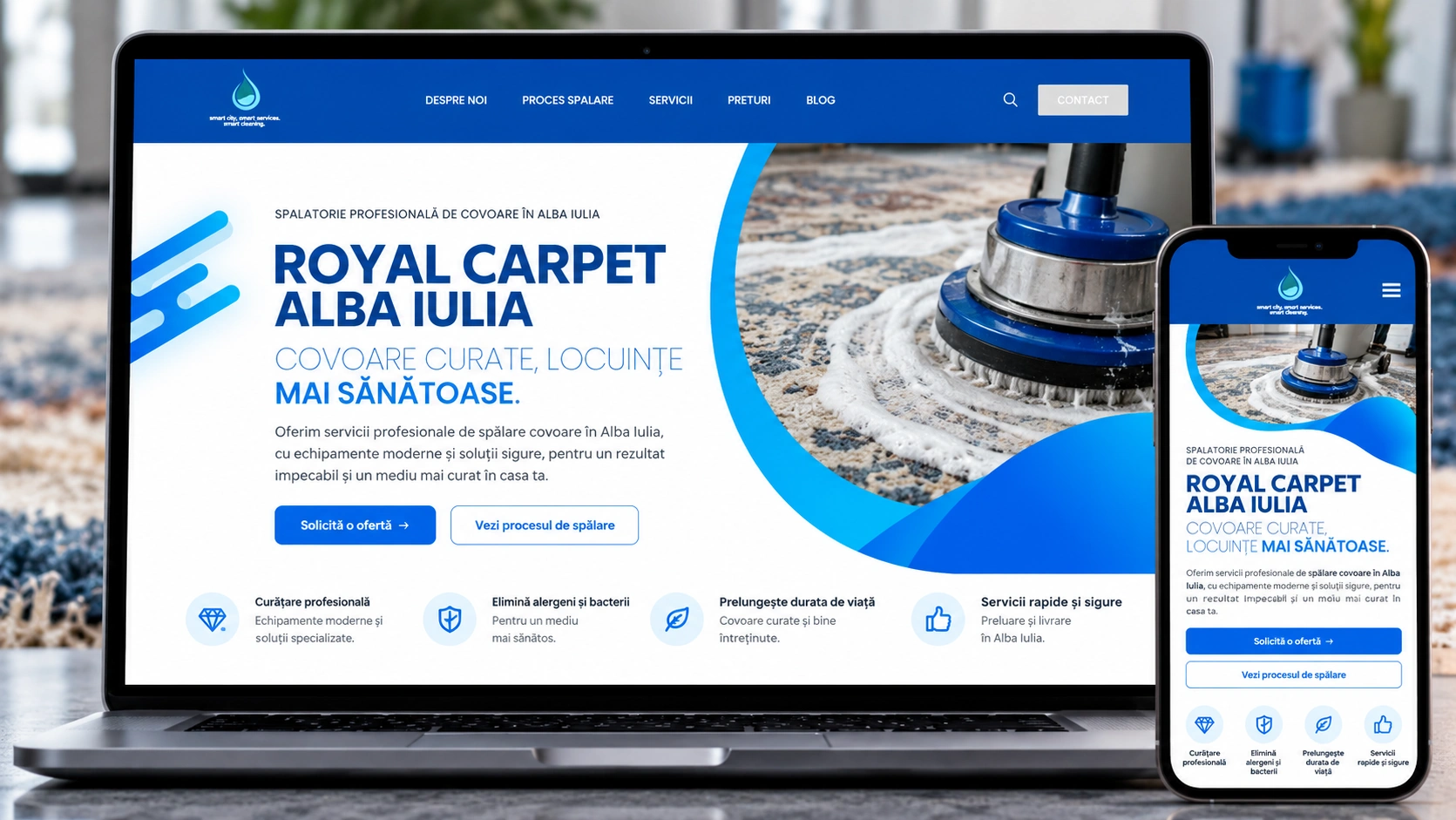 Royal Carpet Alba Iulia — proiect TSC Marketing