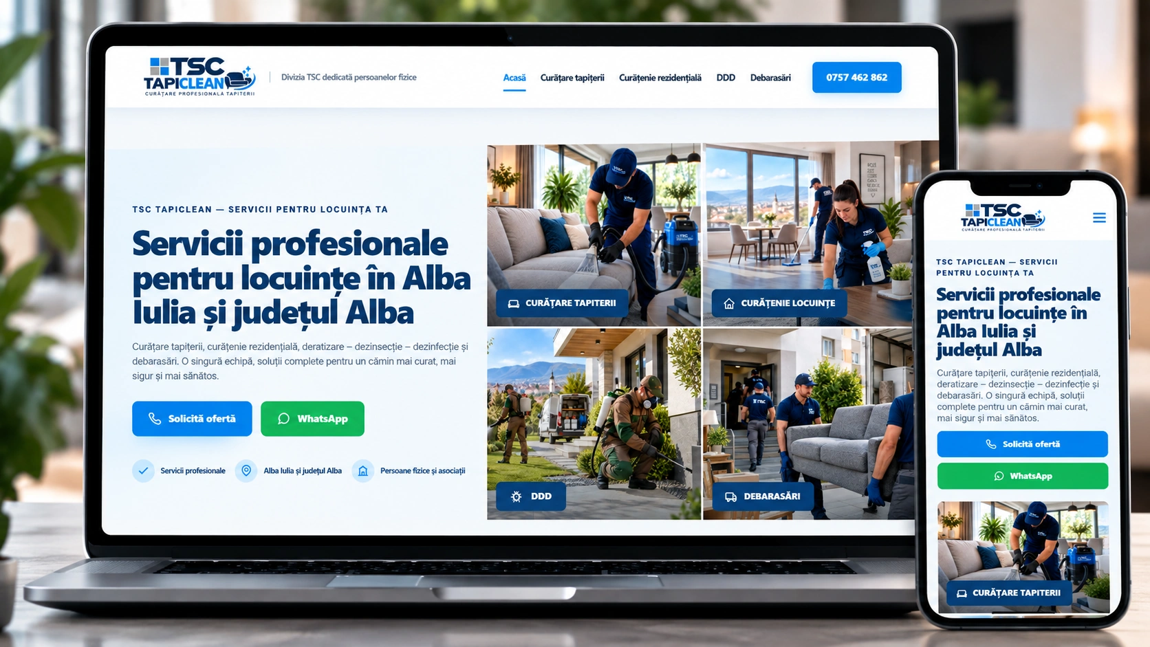 TSC Tapiclean — proiect TSC Marketing